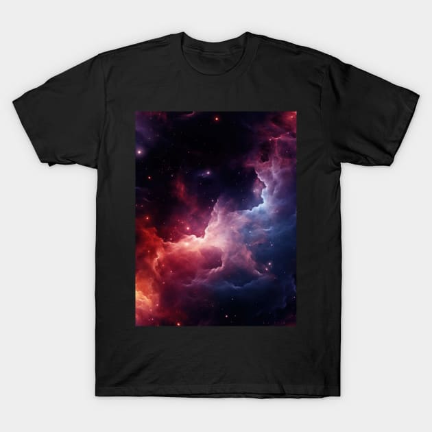 Stellar Odyssey: Cosmic Nebula Embrace T-Shirt by star trek fanart and more